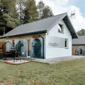 Część rekreacyjna, Domek zewnątrz, Domek 1, Domek 2